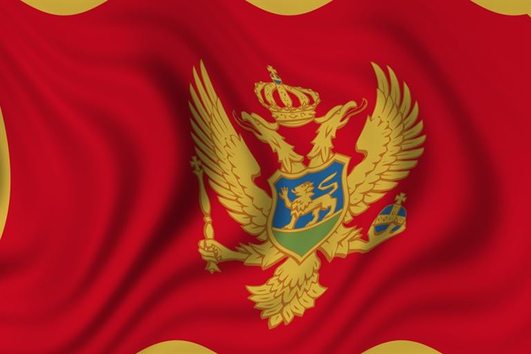 Montenegro - Flagge